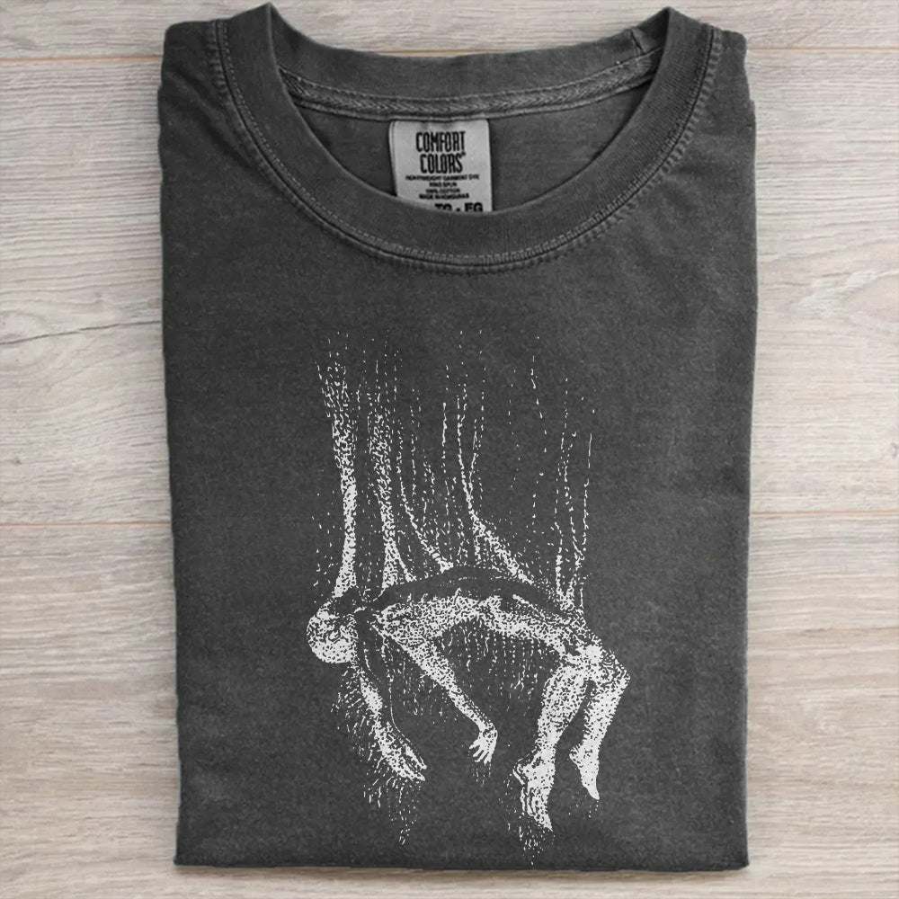 Body Falling From Sky Vintage 90s Graphic T-Shirt