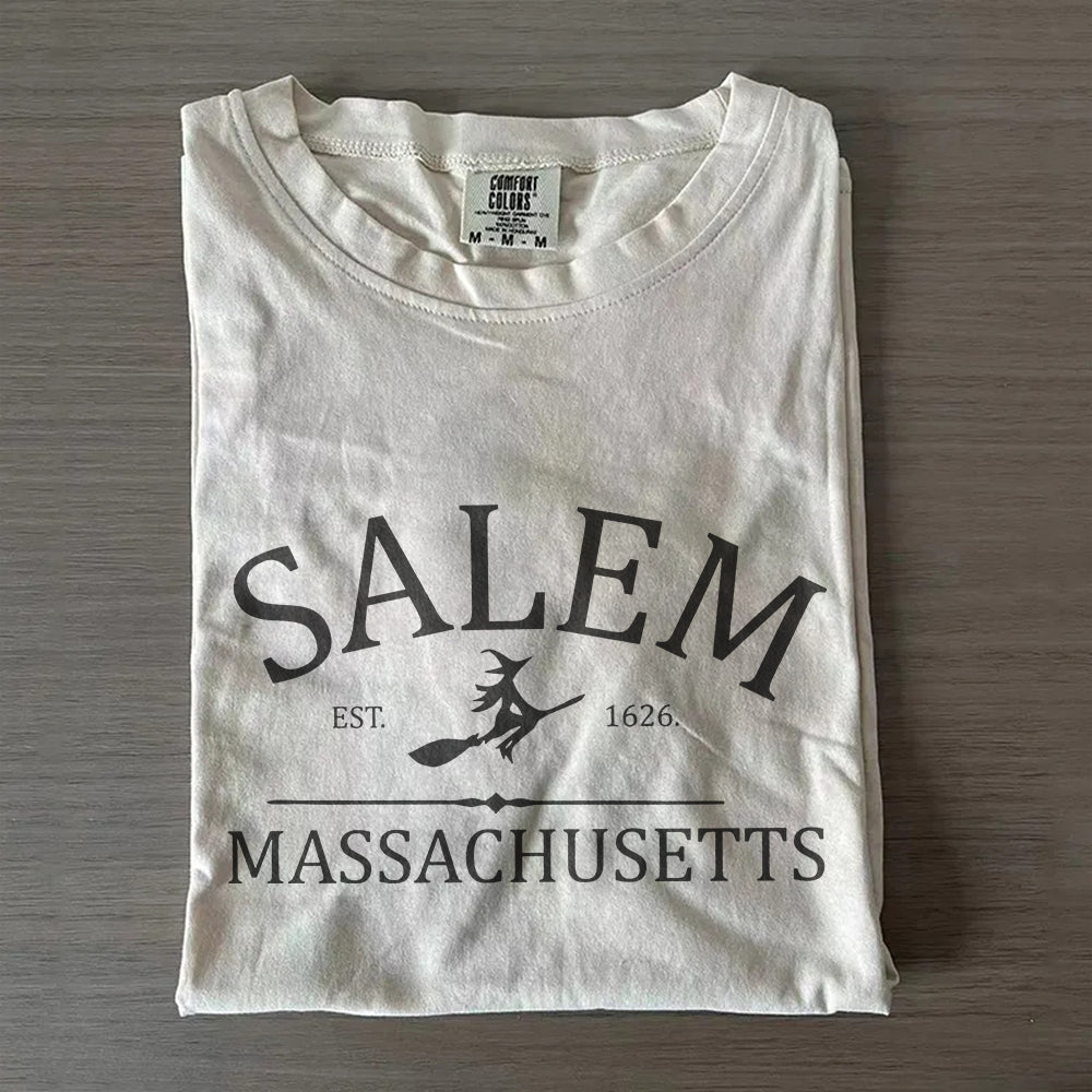 Spooky Salem Shirt for Her – Comfort Colors® Halloween T-Shirt