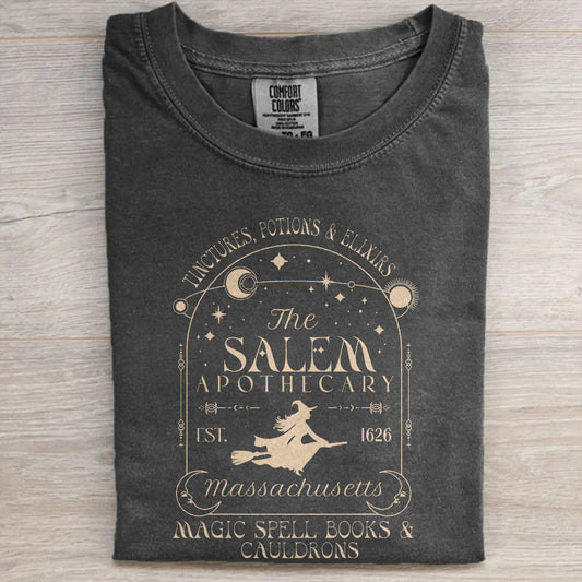 The Salem Apothecary Tee – Vintage Witch Halloween Shirt