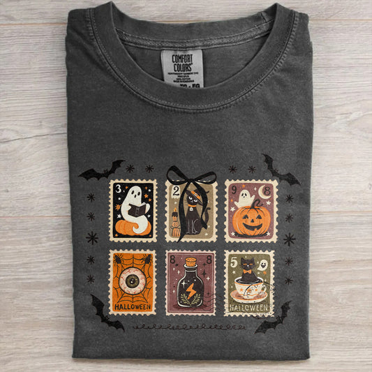 Retro Ghost Halloween Shirt – Comfort Colors® Fall Pumpkin Tee