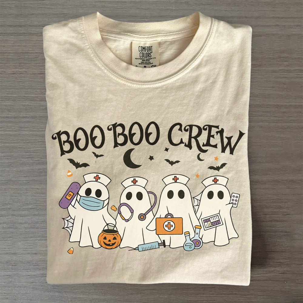 Halloween Nurse Shirt – Comfort Colors® Boo Boo Ghost Spooky Season Tee