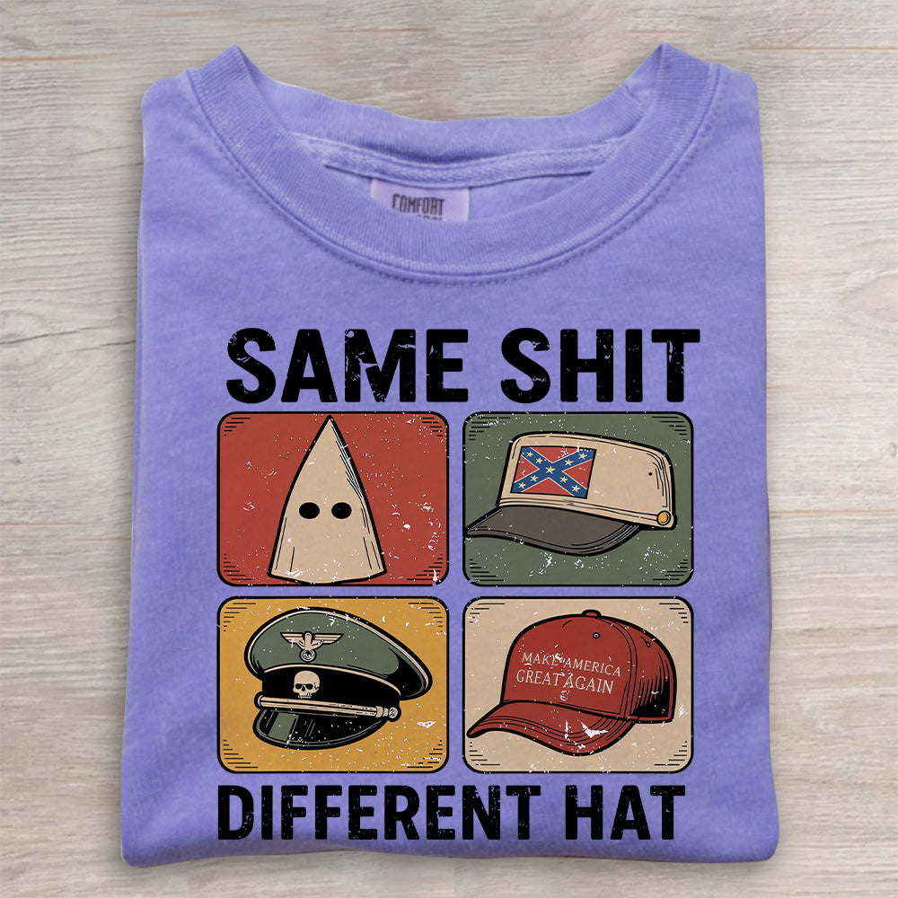 Same Shit Different Hat Political Graphic Tee