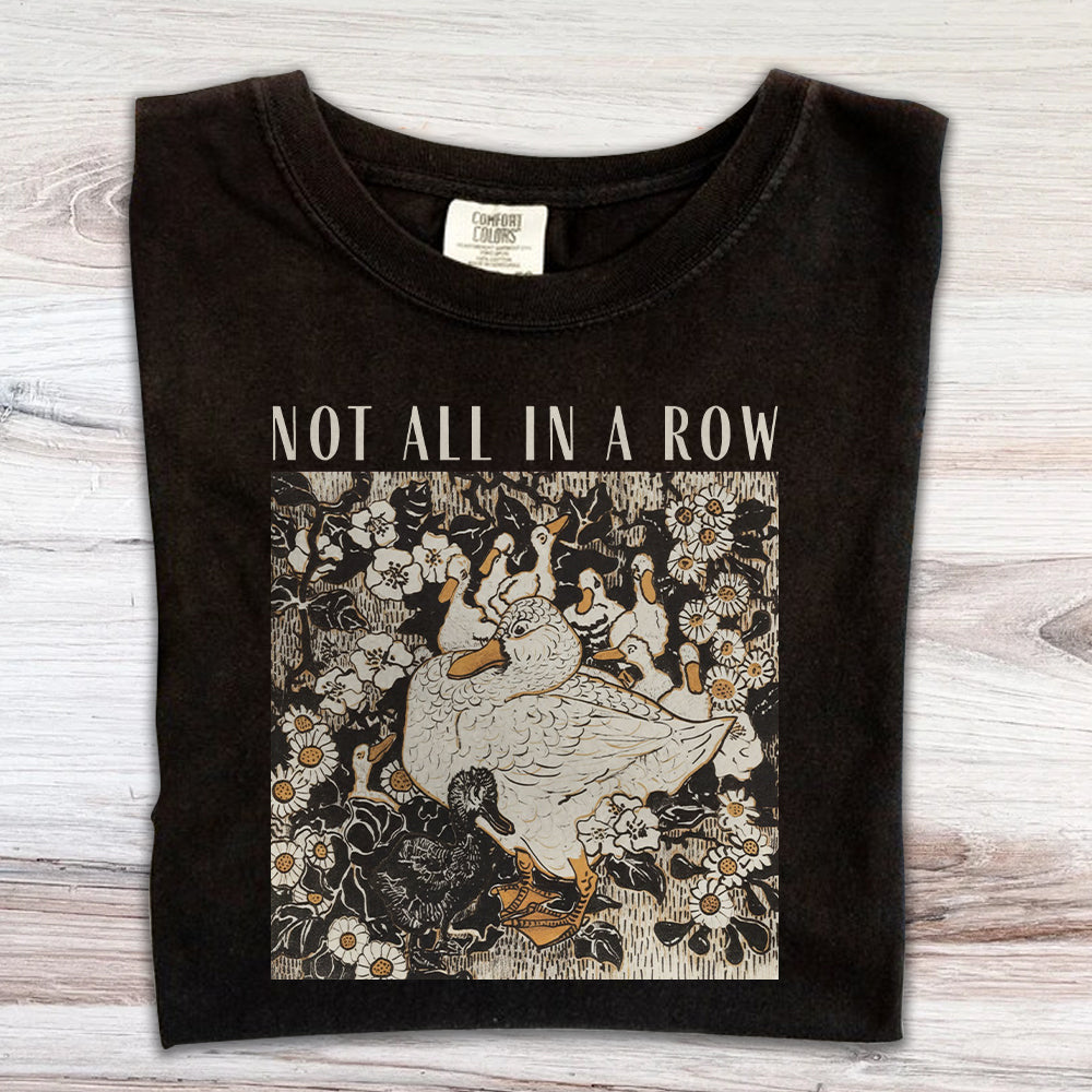 Comfort Colors Ducks Not In A Row Retro Duck Shirt