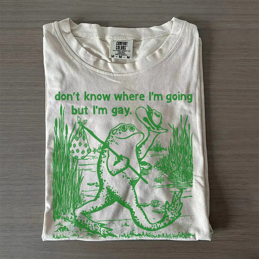 Funny Gay Frog Graphic T-Shirt
