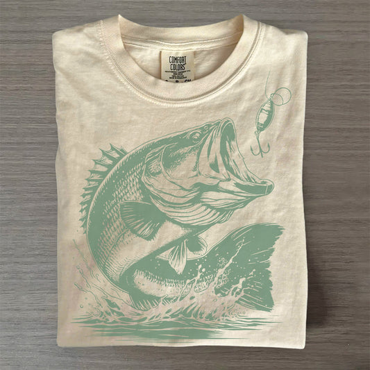Vintage Fish Tattoo Style T-Shirt