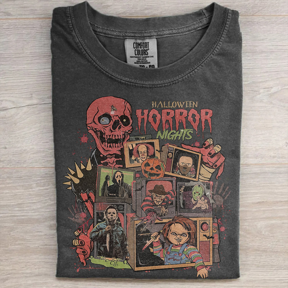 Horror Characters Tee – Universal Studios Halloween Shirt