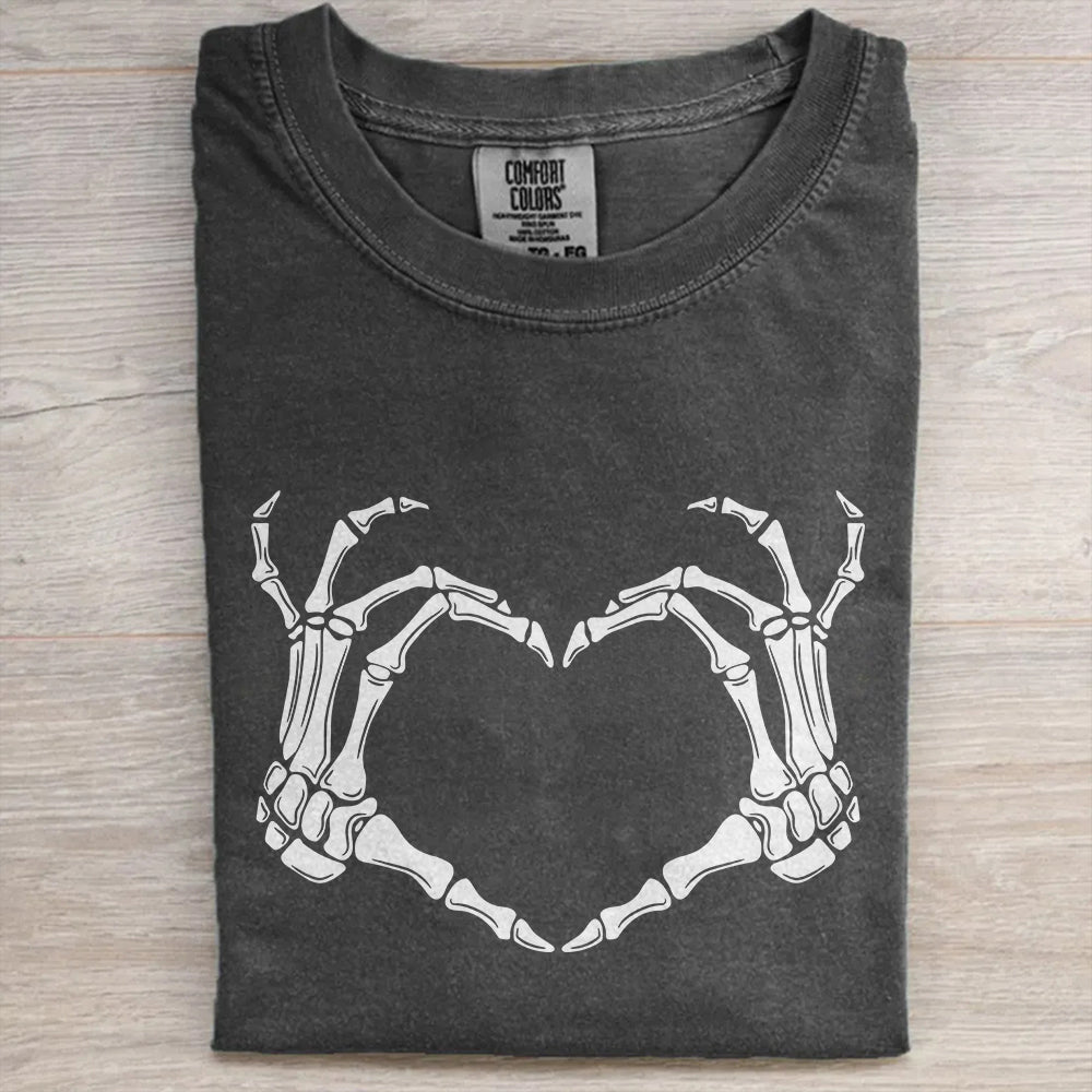 Skeleton Hand Top – Womens Spooky Season Halloween Outfit
