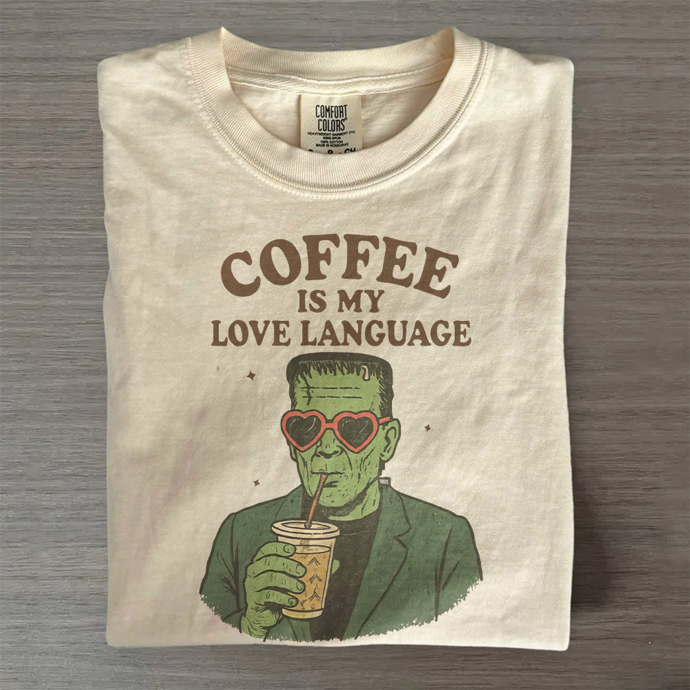 Coffee Lover Halloween – Frankenstein Graphic for Shirts