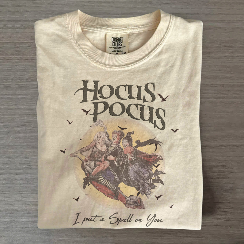 Hocus Pocus Halloween Shirt – Retro Comfort Colors Tee