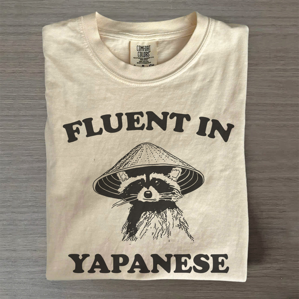 Fluent in Yapanese Graphic Tee- Anime Meme Shirt