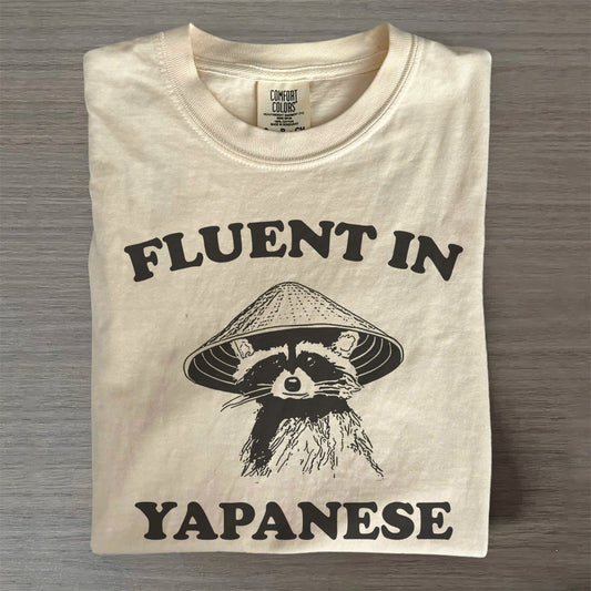 Fluent in Yapanese Graphic Tee- Anime Meme Shirt