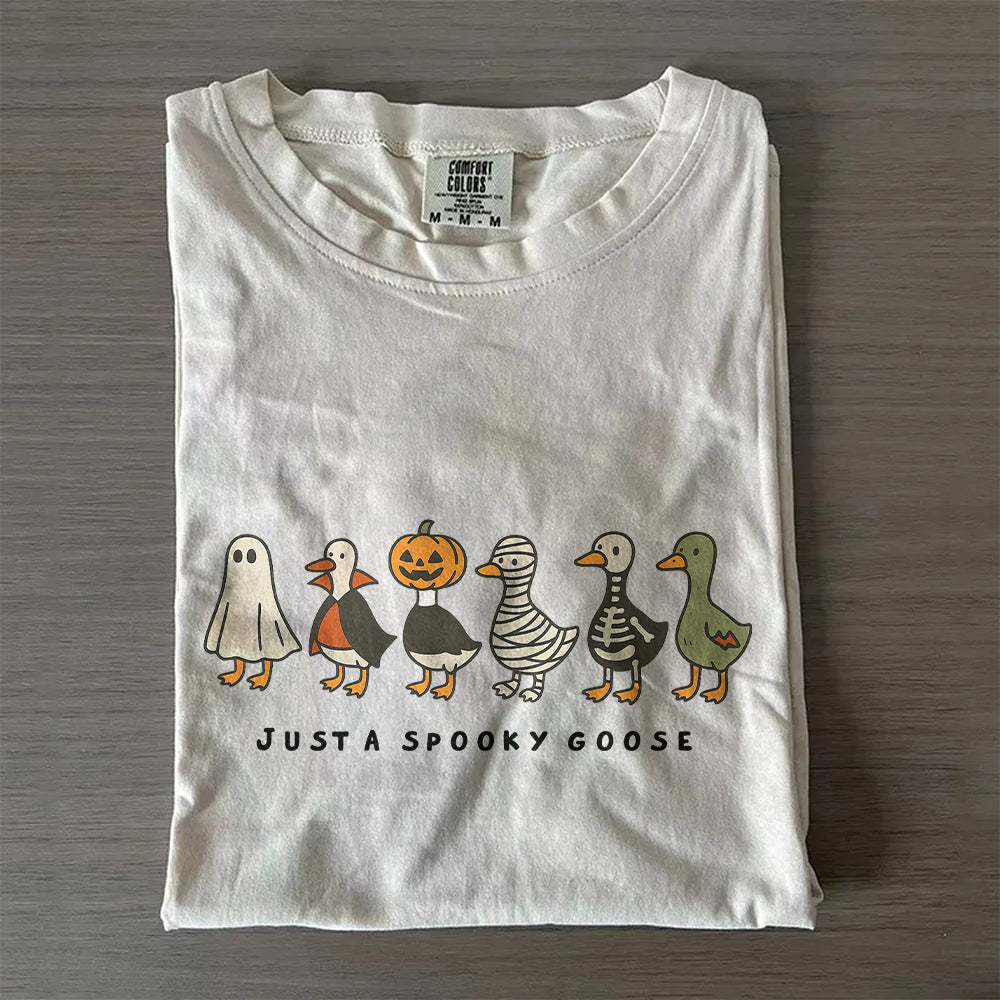 Funny Halloween Goose Shirt – Spooky Season Goose Tee