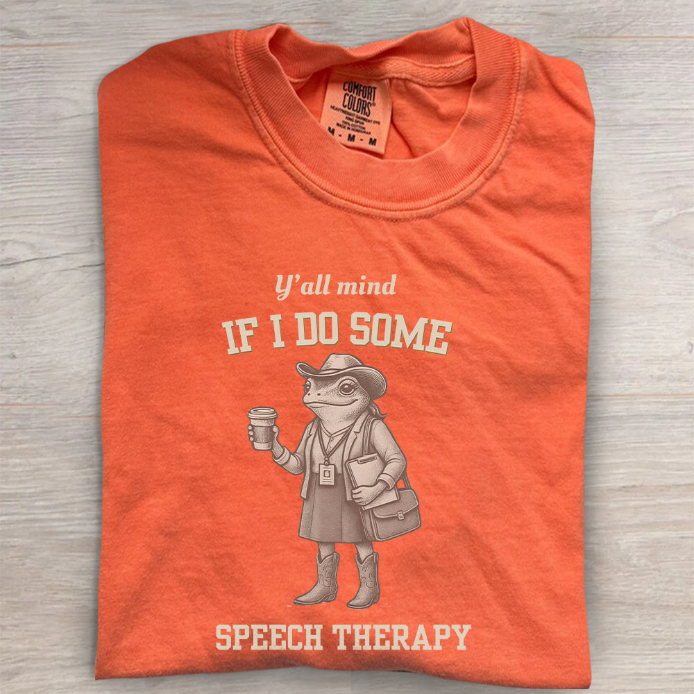 Comfort Colors Funny SLP T-Shirt, Speech Therapy Shirt, Gift for Speech Pathologist, SLP Shirt Gift