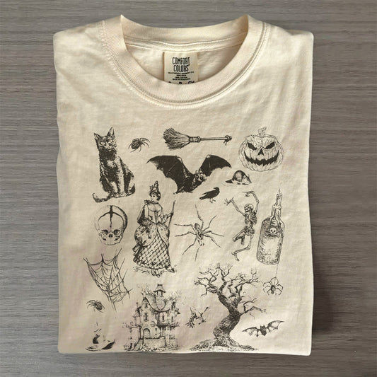 Vintage Halloween Comfort Colors 90s Vibe Shirt