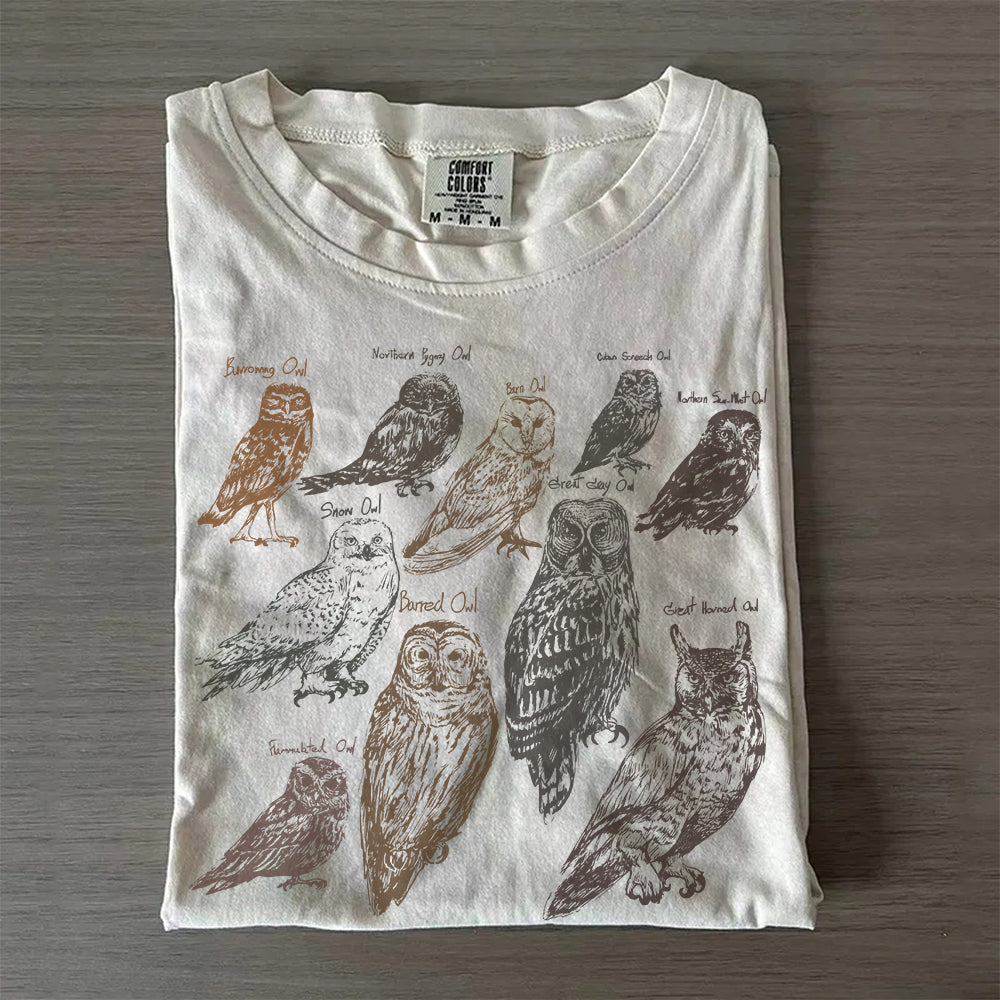 Owl Lover Graphic T-Shirt