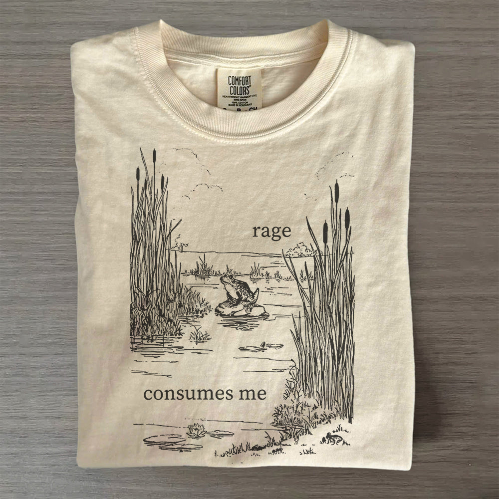Rage Consumes Me Frog T-Shirt