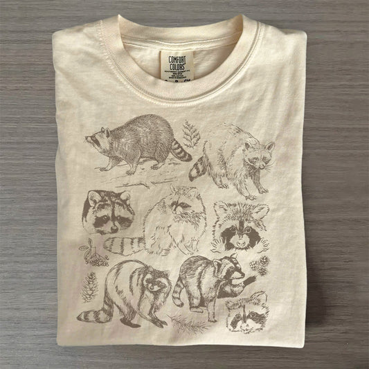 Vintage Raccoon Comfort Colors T-Shirt