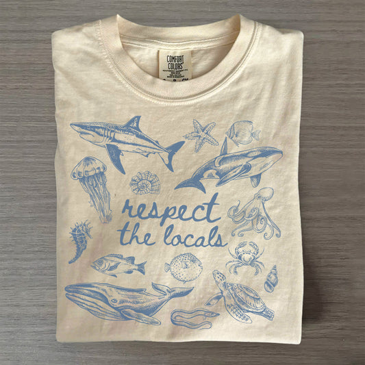 Retro Marine Animals T-Shirt