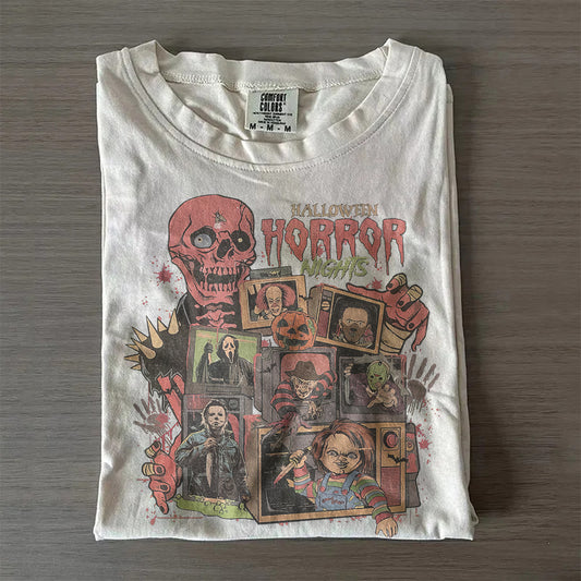 Horror Characters Tee – Universal Studios Halloween Shirt