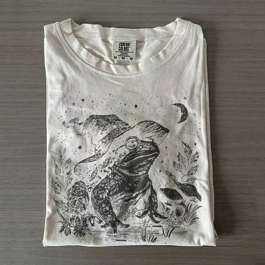 Halloween Witchy Frog Shirt – Cute Goblincore Top