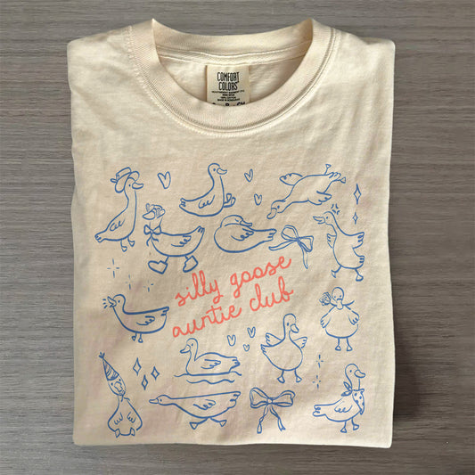 Silly Goose Auntie Shirt – New Aunt Pregnancy Reveal Tee