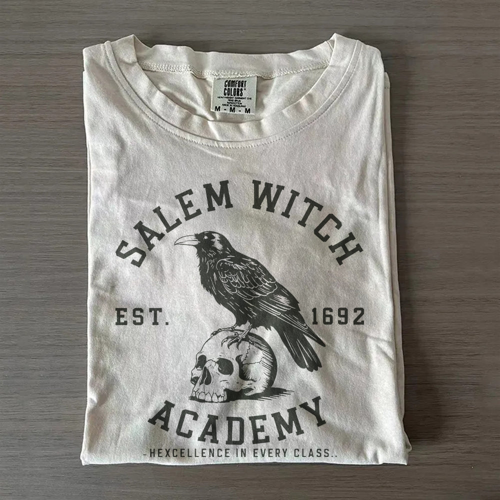 Halloween Salem Witch Tee – Salem Witch Academy Sweatshirt & Holiday Shirt