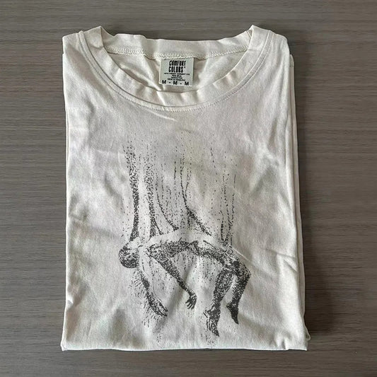 Body Falling From Sky Vintage 90s Graphic T-Shirt