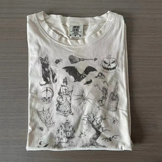 Vintage Halloween Comfort Colors 90s Vibe Shirt