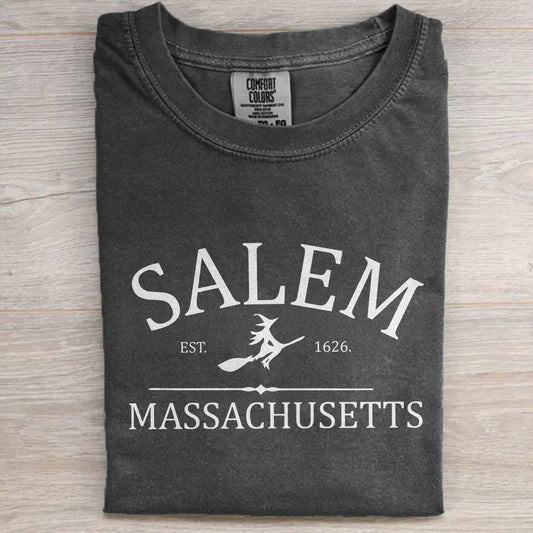 Spooky Salem Shirt for Her – Comfort Colors® Halloween T-Shirt