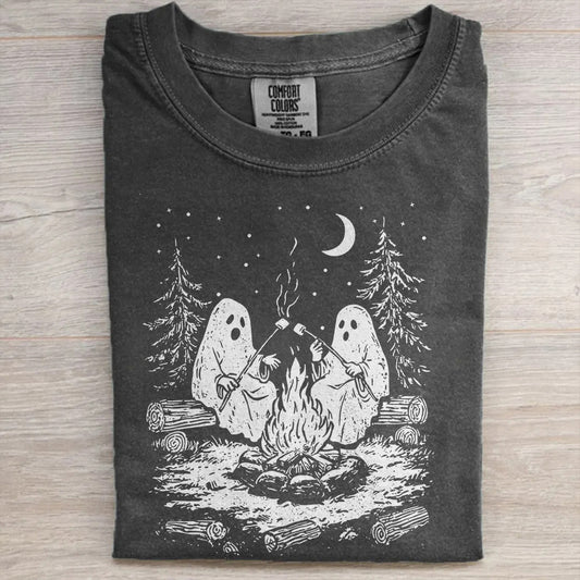 Trick or Treat Comfort Colors® Tee- Retro Ghost Shirt