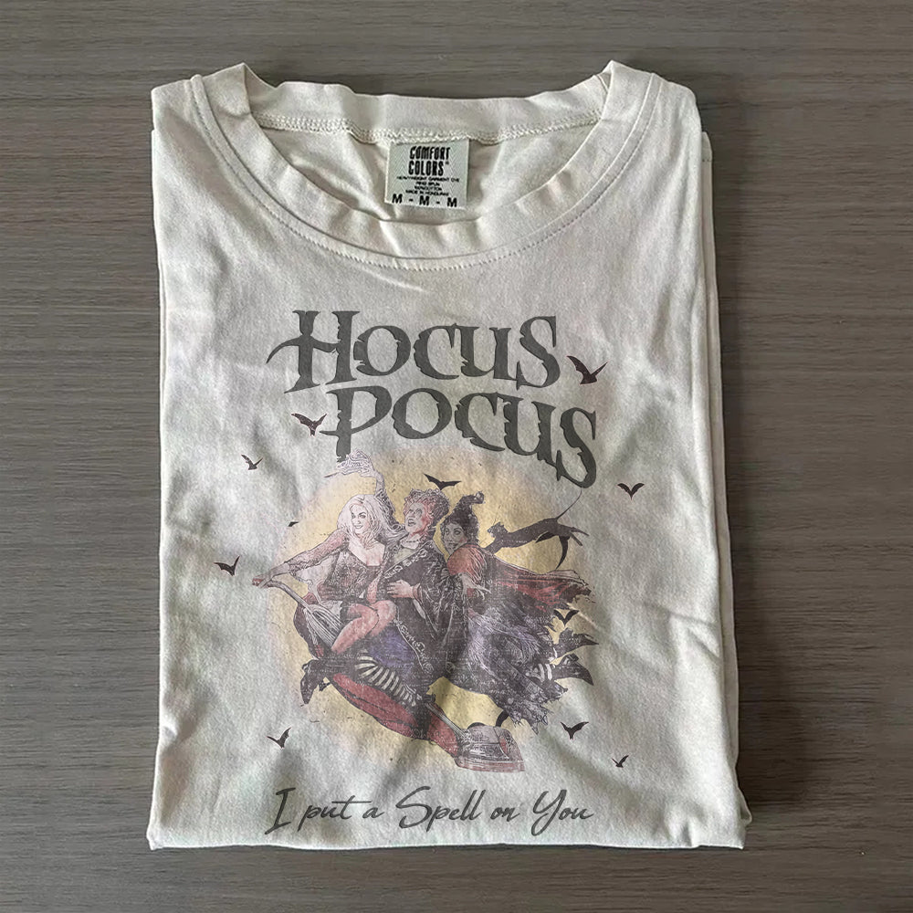 Hocus Pocus Halloween Shirt – Retro Comfort Colors Tee