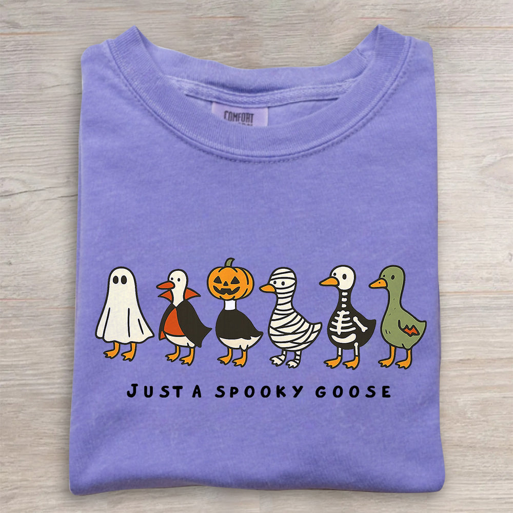 Funny Halloween Goose Shirt – Spooky Season Goose Tee
