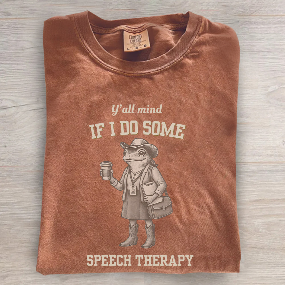 Comfort Colors Funny SLP T-Shirt, Speech Therapy Shirt, Gift for Speech Pathologist, SLP Shirt Gift