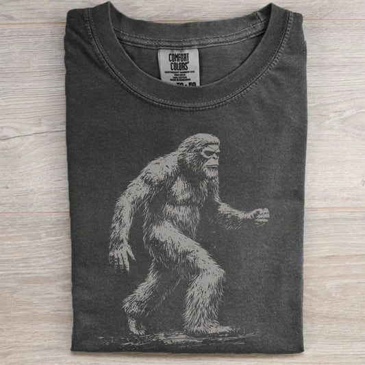 Cryptozoology Bigfoot Retro Graphic T-Shirt