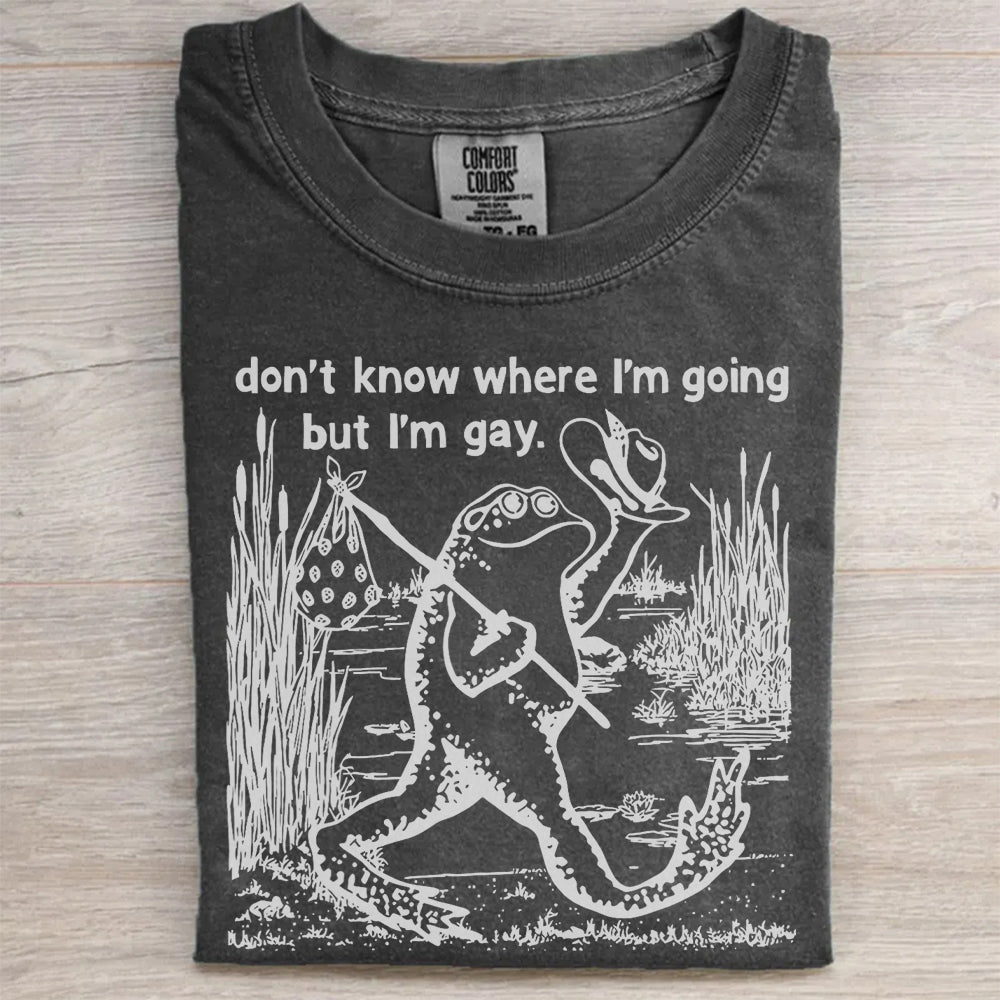 Funny Gay Frog Graphic T-Shirt