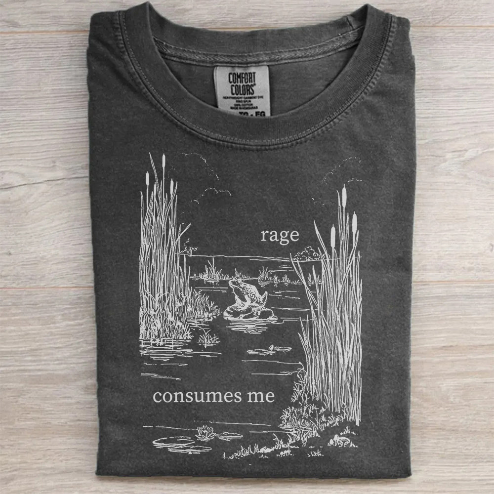 Rage Consumes Me Frog T-Shirt