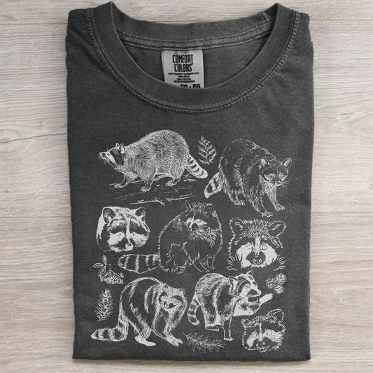 Vintage Raccoon Comfort Colors T-Shirt