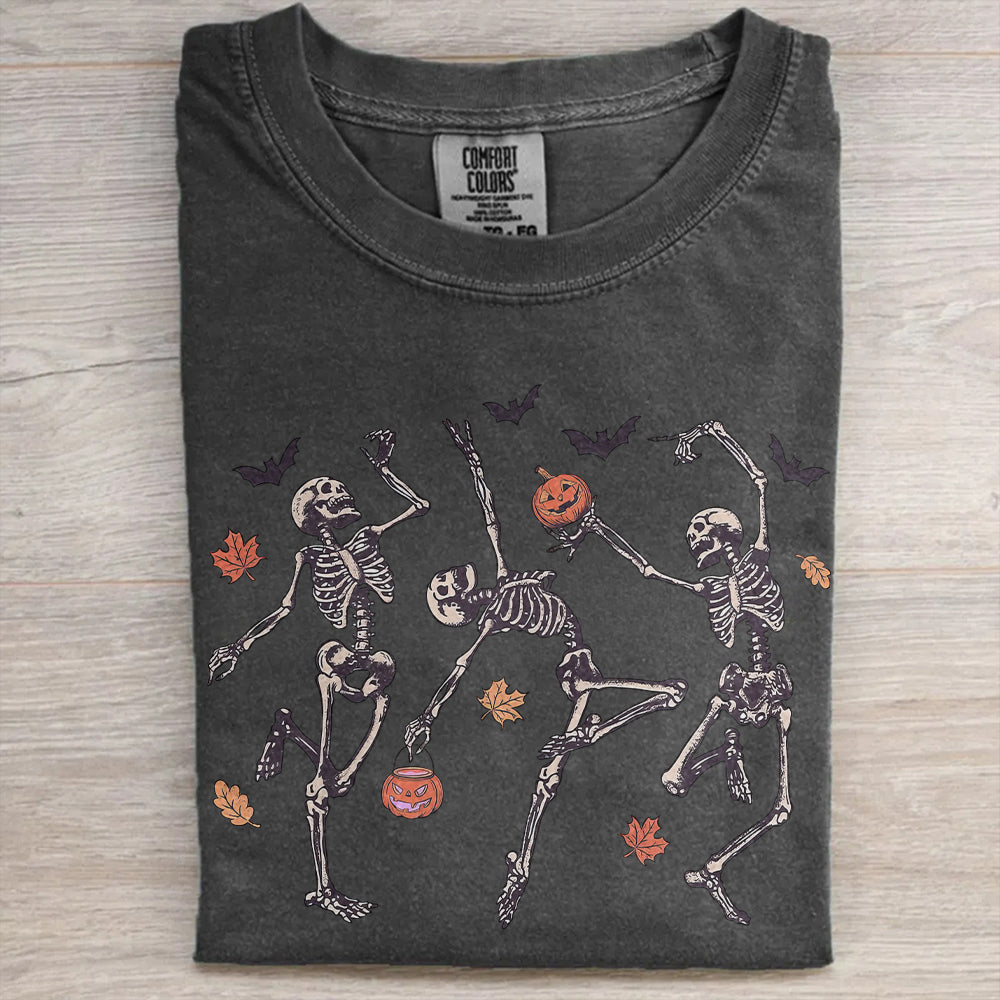Vintage Skeleton Dance Tee – Retro Shirt