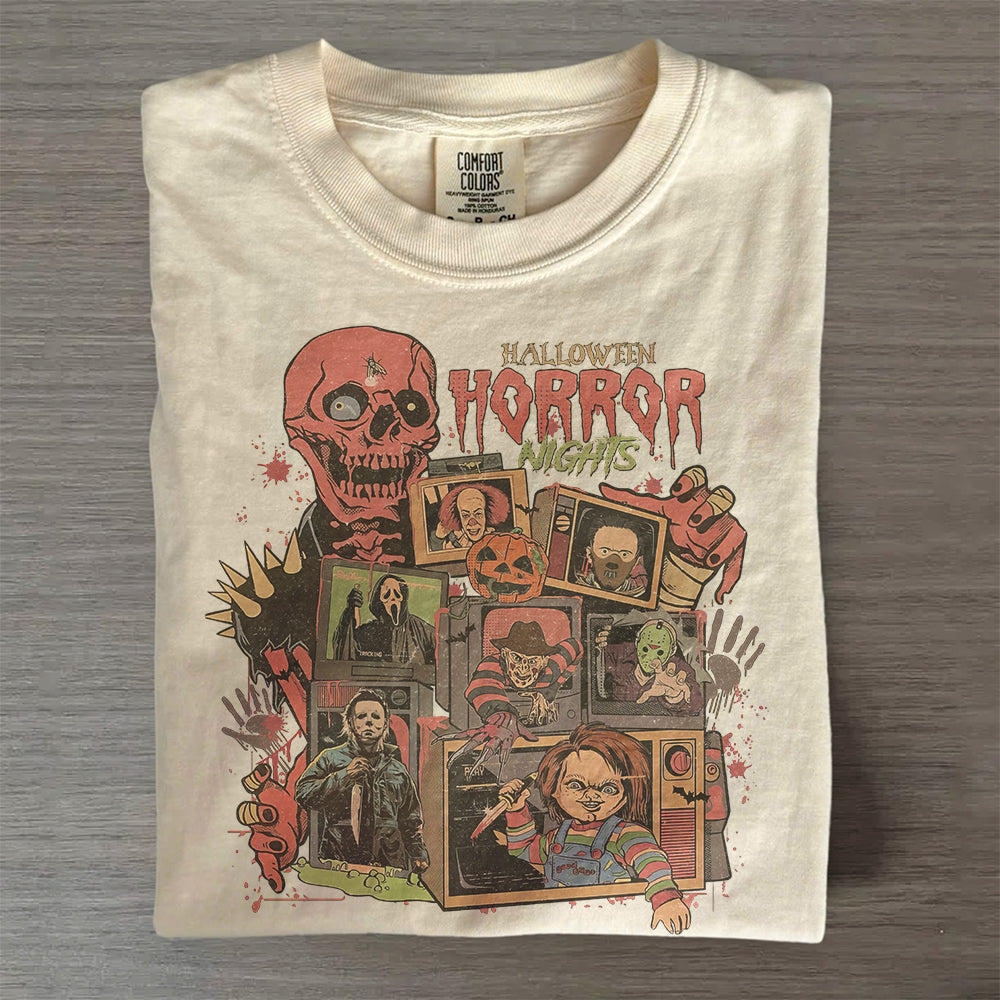 Horror Characters Tee – Universal Studios Halloween Shirt