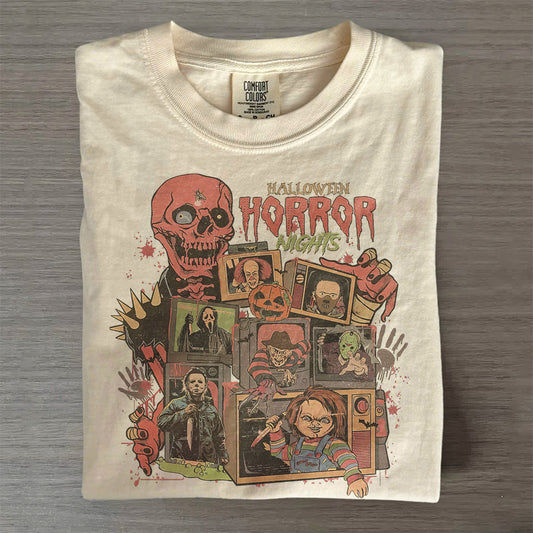 Horror Characters Tee – Universal Studios Halloween Shirt