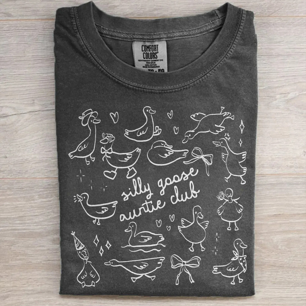 Silly Goose Auntie Shirt – New Aunt Pregnancy Reveal Tee
