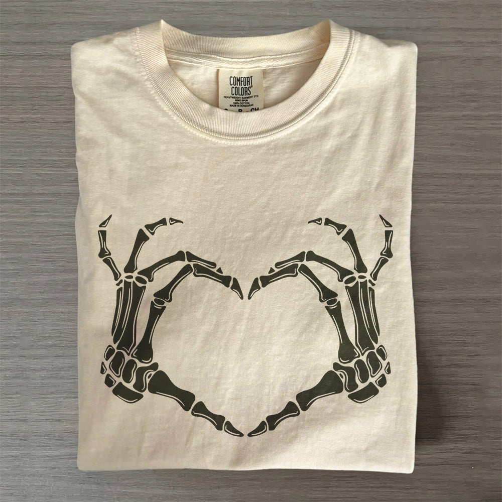 Skeleton Hand Top – Womens Spooky Season Halloween Outfit
