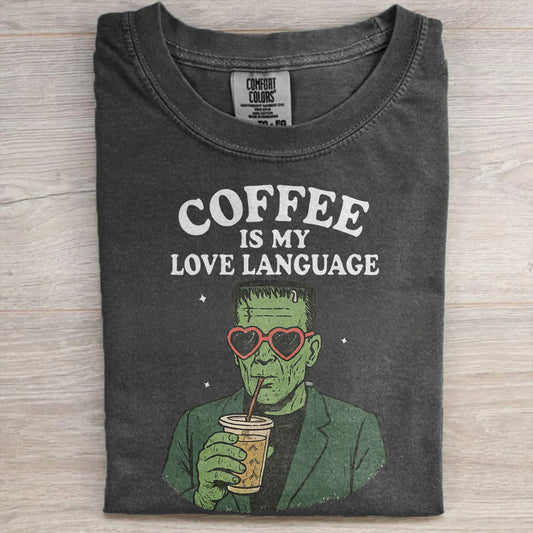 Coffee Lover Halloween – Frankenstein Graphic for Shirts