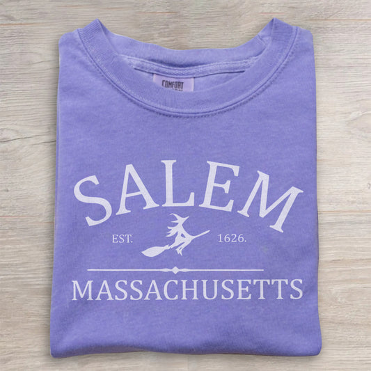 Salem Massachusetts Shirt – Vintage Witch City Tee