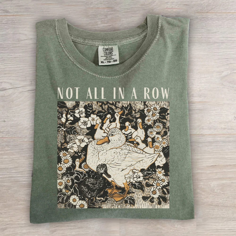 Comfort Colors Ducks Not In A Row Retro Duck Shirt
