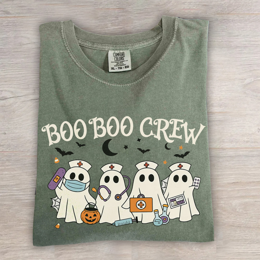 Halloween Nurse Shirt – Comfort Colors® Boo Boo Ghost Spooky Season Tee