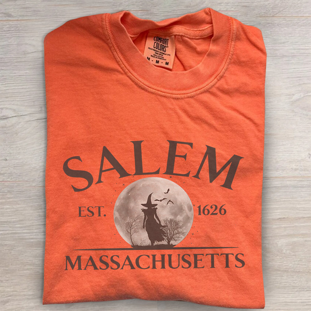 Salem Halloween T-Shirt – Vintage Witchy Graphic Tee