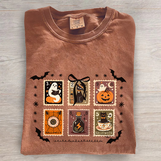 Retro Ghost Halloween Shirt – Comfort Colors® Fall Pumpkin Tee