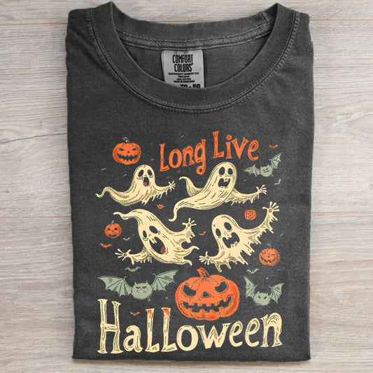 Comfort Colors® Vintage Spooky Season Tee, Boho Halloween Shirt- Retro Halloween Shirt