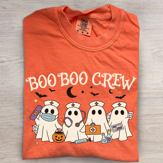 Halloween Nurse Shirt – Comfort Colors® Boo Boo Ghost Spooky Season Tee